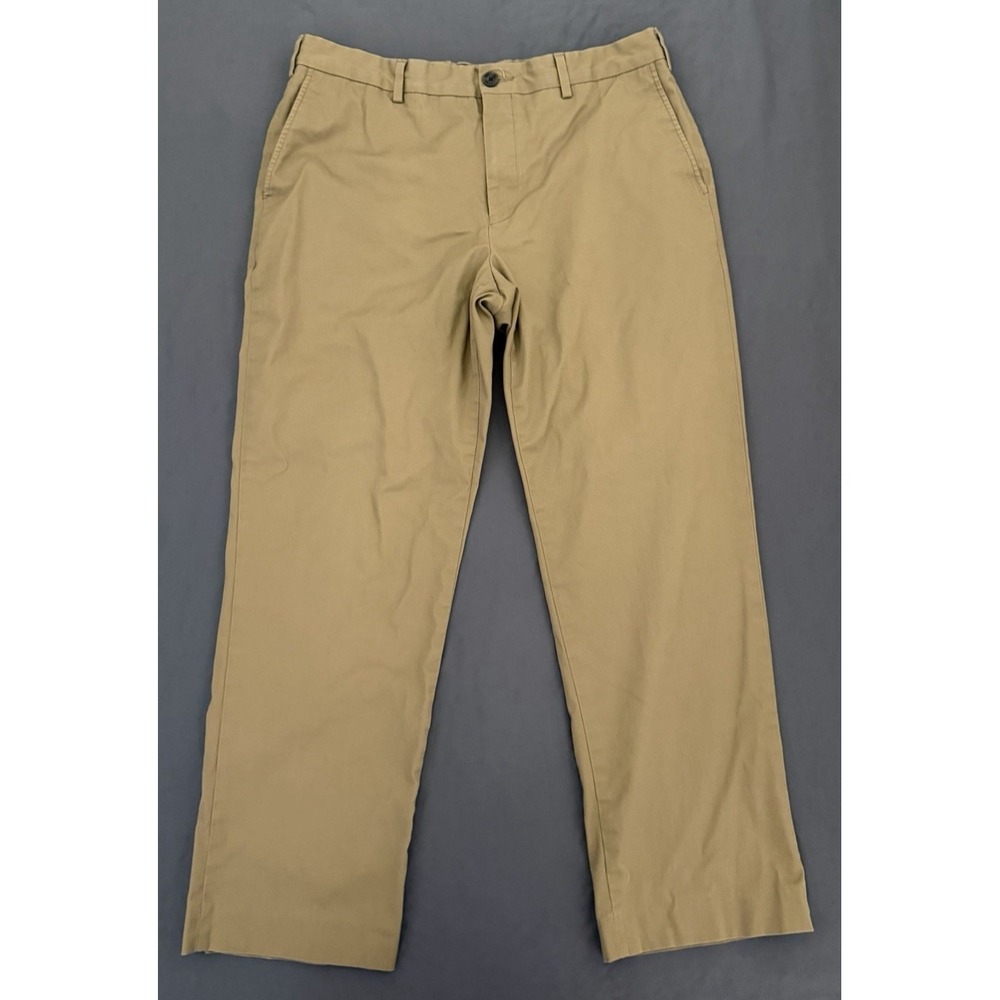 Hart Schaffner‎ Marx Pants Mens Size 36X30 Beige Ultimate Chino Straight Leg